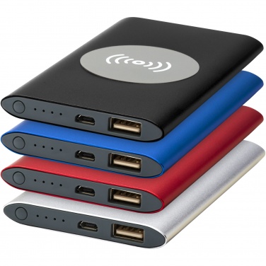Logo trade corporate gifts image of: Juice 4000mAh wireless power bank 